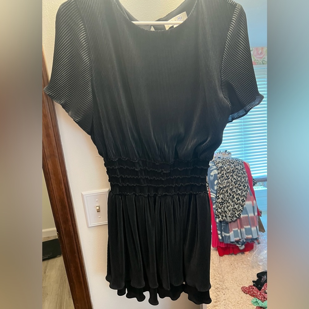 Dress, black, L, she and sky, pristine condition